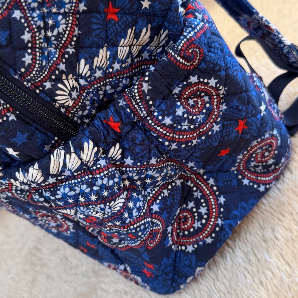 VERA BRADLEY Fireworks Paisley Celebration Backpack - Picture 6 of 13